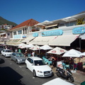 Packed cafes at Camps Bay