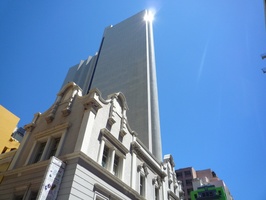 Sunlight reflecting off the Reserve Bank Building