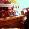 Paying at bar in Eendekuil Hotel