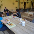 Having lunch at Cederberg Oasis