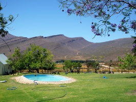 View from Cederberg Oasis.... pass which we just rode over