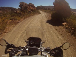 Riding into the Cederberg Mountains... not ABS etc warning lights on dash