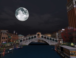 Ponte di Rialto across the Grand Canal in Venice - Second Life