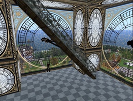 Inside Big Ben clock tower in Second Life