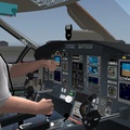Pilatus PC-12 cockpit with animated 3D pilot in X-Plane