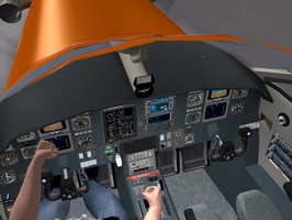 Pilatus PC-12 cockpit in X-Plane