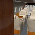 Pilatus PC-12 in X-Plane with luxury interior