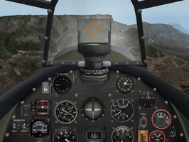 Cockpit view over Cape Town