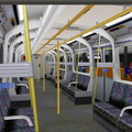 OpenBVE Train Simulator - Inside the Tube train at South Kensington Station