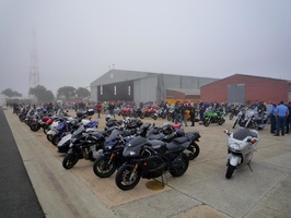 Masses of bikes at Feed A Child Ride at AFB Ysterplaat