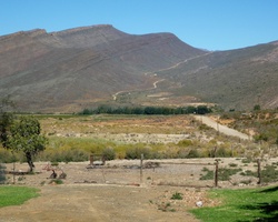 Gravel road from Cederberg Oasis