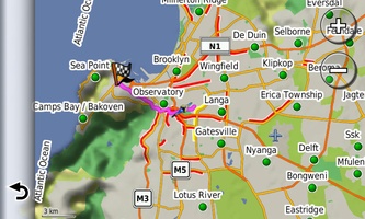 Garmin Nuvi 3790T - Traffic Map for Morning Traffic