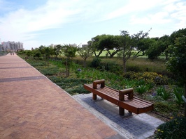Long walkway leading to Green Point Park