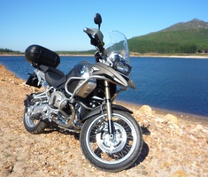 Another front view of my bike at Nuwebergdam