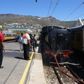 Topping up the water at Fish Hoek Station