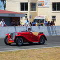 MG at Classic car parade at Killarney Race Track