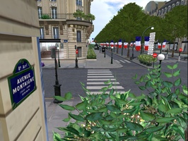 Paris Bourbon Island on Second Life - Avenue Montaigne