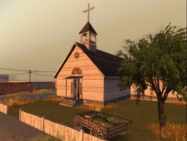 The Mother Road in Second Life - Church