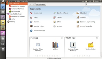 Ubuntu 10.10 Netbook Edition - Software Center Application