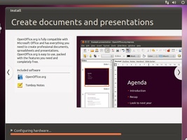 Ubuntu 10.10 Installation - Showing Documents and Presentations