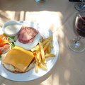 The burger special at Ceres Inn
