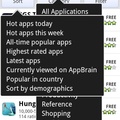 AppBrain app on Android phone finds Android Market apps to install and updates apps