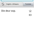Google Translate app on Android phone