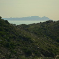 Zoomed in view of Table Mountain in the distance