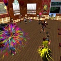 Busy Friday evening at the Coach and Horses Pub in Second Life