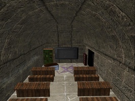 Harry Potter in Second Life - Classroom in Hogwarts School