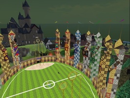 Harry Potter in Second Life - Quidditch Pitch