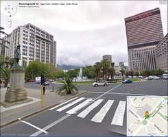 Central Cape Town on Google Street View