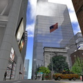 New York on Second Life - Me gazing up at Skyscrapers