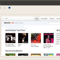 Ubuntu 10.4 Lucid Lynx - Music Player with Ubuntu One Music Store for online purchases