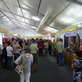 Early crowds at the Cheese Festival