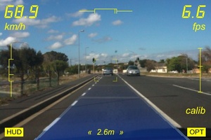 Augmented Driving app on iPhone