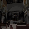U.S. Holocaust Memorial Museum in Second Life - Inside a burnt out Synagogue