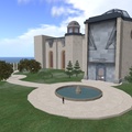 U.S. Holocaust Memorial Museum in Second Life - Outside view