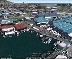Cape Town V&A Waterfront in 3D on Google Earth
