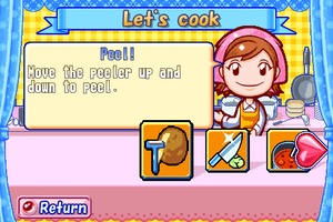 Cooking Mama on the iPhone - prepare each ingredient before cooking