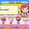 Cooking Mama on the iPhone - choose what recipe you want to make