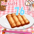 Cooking Mama on the iPhone - Kaylyns final score