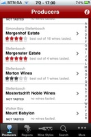 Platters Wine Guide on the iPhone