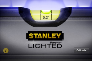 Stanley spirit level on the iPhone