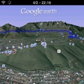 Google Earth on iPhone - View of Cape Town