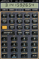 HP41CX Calculator on iPhone