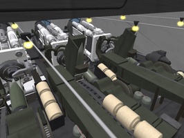 1942 - Inside the guns on the ship in Second Life