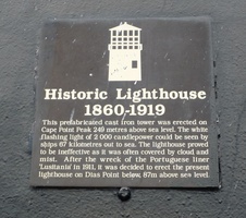 Plaque on the lighthouse