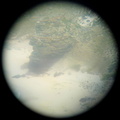 View through telescope at Cape Point