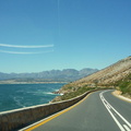 On the road towards Gordons Bay